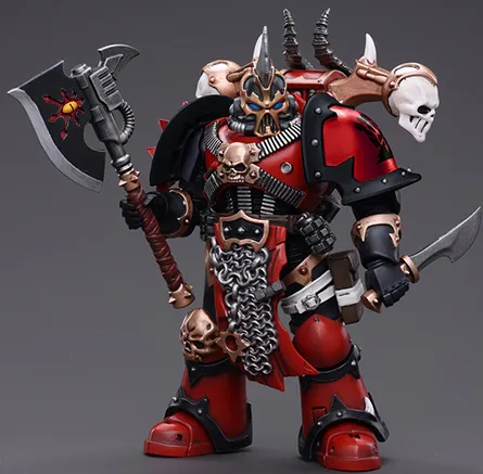 Chaos Space Marines Red Corsairs Exalted Champion Gotor the Blade 1/18 Scale | Warhammer 40K | Joy Toy 