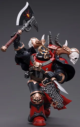 Chaos Space Marines Red Corsairs Exalted Champion Gotor the Blade 1/18 Scale | Warhammer 40K | Joy Toy 