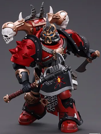 Chaos Space Marines Red Corsairs Exalted Champion Gotor the Blade 1/18 Scale | Warhammer 40K | Joy Toy 