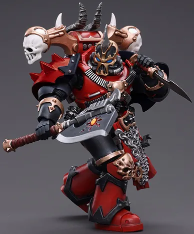 Chaos Space Marines Red Corsairs Exalted Champion Gotor the Blade 1/18 Scale | Warhammer 40K | Joy Toy 