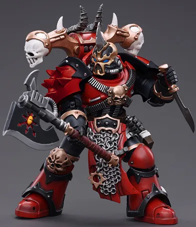 Chaos Space Marines Red Corsairs Exalted Champion Gotor the Blade 1/18 Scale | Warhammer 40K | Joy Toy 
