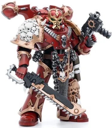 Chaos Space Marines Crimson Slaughter Brother Maganar 1/18 Scale | Warhammer 40K | Joy Toy 