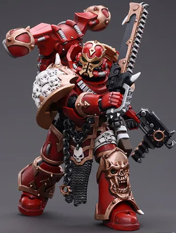 Chaos Space Marines Crimson Slaughter Brother Maganar 1/18 Scale | Warhammer 40K | Joy Toy 