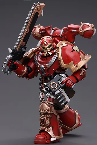 Chaos Space Marines Crimson Slaughter Brother Maganar 1/18 Scale | Warhammer 40K | Joy Toy 