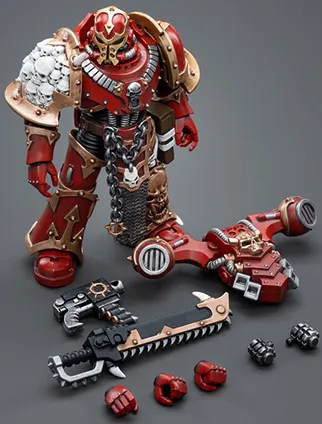 Chaos Space Marines Crimson Slaughter Brother Maganar 1/18 Scale | Warhammer 40K | Joy Toy 