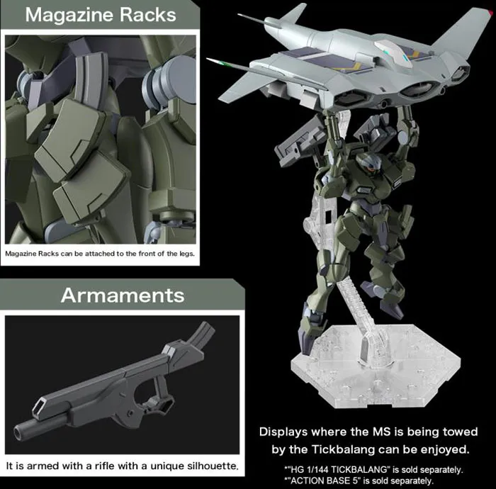Zowort Heavy 1/144 Scale High Grade Model Kit | Mobile Suit Gundam: The Witch from Mercury | Bandai Spirits