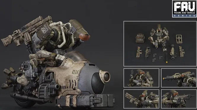 FAV-A85 Ash Camelbot HR57s 1:18 Scale | Acid Rain FAV