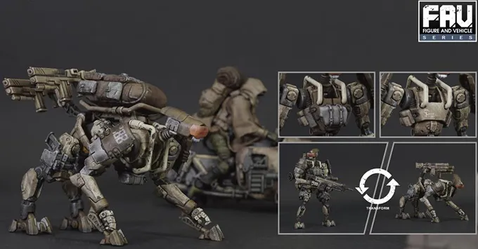 FAV-A85 Ash Camelbot HR57s 1:18 Scale | Acid Rain FAV