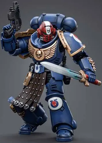 Ultramarines Intercessor Veteran Sergeant Brother Aeontas 1/18 Scale | Warhammer 40K | Joy Toy