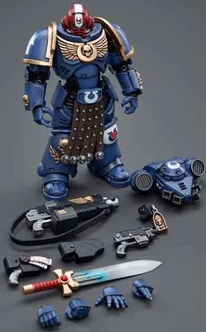 Ultramarines Intercessor Veteran Sergeant Brother Aeontas 1/18 Scale | Warhammer 40K | Joy Toy