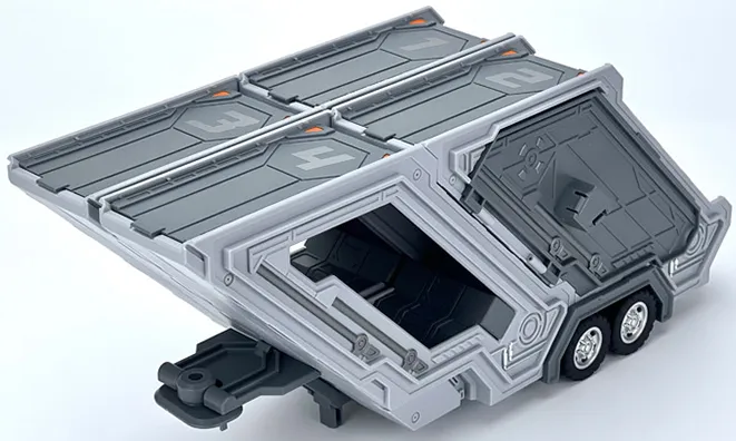 MBA-06 Additional Trailer for MB-18 Energy Commander | Fans Hobby Master Builder