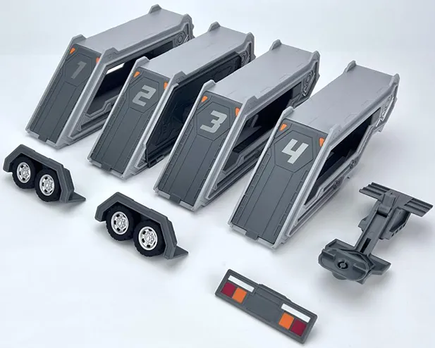 MBA-06 Additional Trailer for MB-18 Energy Commander | Fans Hobby Master Builder