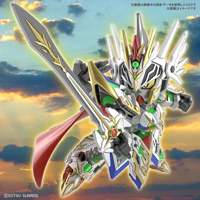 Knight Strike Gundam Model Kit SDW Heroes | SD Gundam World Heroes | Bandai Spirits