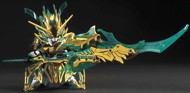 34 Guan Yu Yun Chang Nu Gundam Wu Sheng Model Kit | SD Sangoku Soketsuden | Bandai Spirits