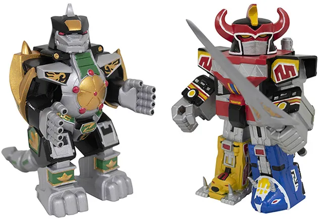 Megazord and Dragonzord Two-Pack Vinimates | Mighty Morphin Power Rangers | Diamond Select Toys