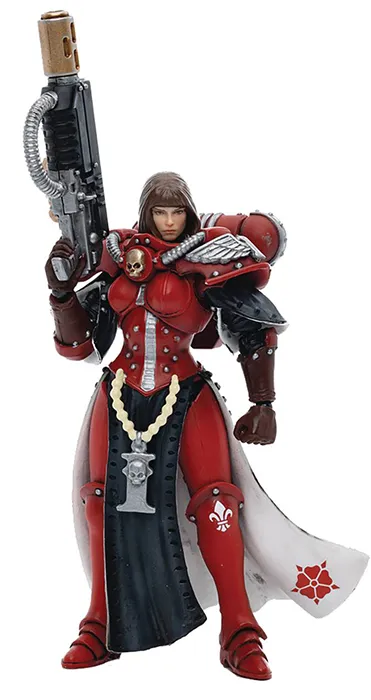Adepta Sororitas Battle Sisters Order of the Bloody Rose Sister Lonell 1/18 Scale | Warhammer 40K | Joy Toy