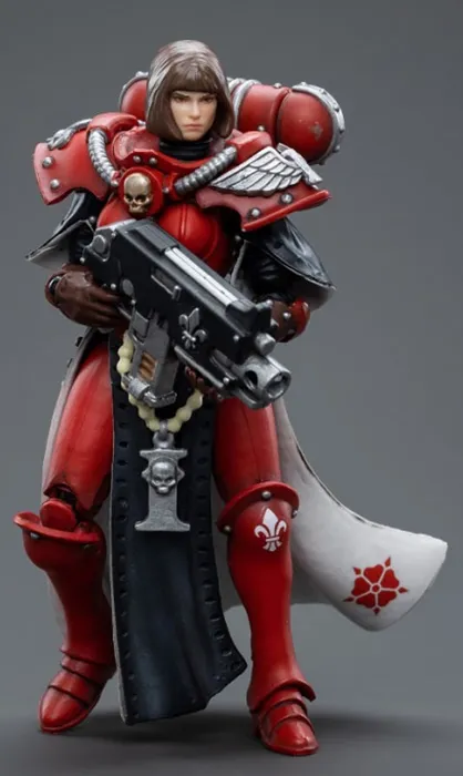 Adepta Sororitas Battle Sisters Order of the Bloody Rose Sister Lonell 1/18 Scale | Warhammer 40K | Joy Toy