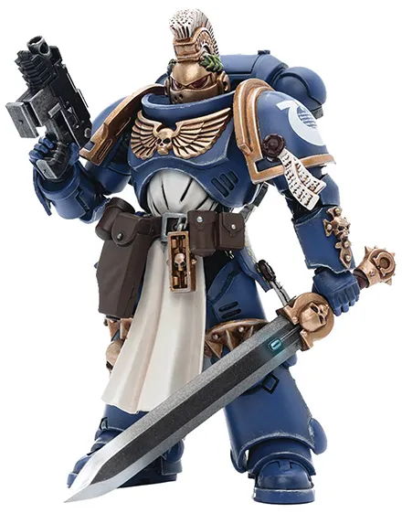 Ultramarines Primaris Company Champion Brother Parnaeus 1/18 Scale | Warhammer 40K | Joy Toy