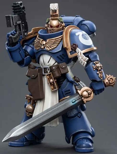 Ultramarines Primaris Company Champion Brother Parnaeus 1/18 Scale | Warhammer 40K | Joy Toy
