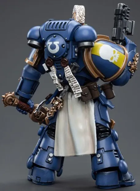 Ultramarines Primaris Company Champion Brother Parnaeus 1/18 Scale | Warhammer 40K | Joy Toy