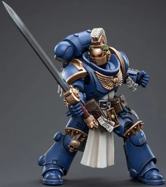 Ultramarines Primaris Company Champion Brother Parnaeus 1/18 Scale | Warhammer 40K | Joy Toy