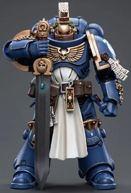 Ultramarines Primaris Company Champion Brother Parnaeus 1/18 Scale | Warhammer 40K | Joy Toy