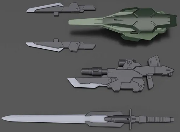 Gundam 00 Command QANT 1/144 Scale High Grade Model Kit | Gundam Breaker Battlogue | Bandai Spirits