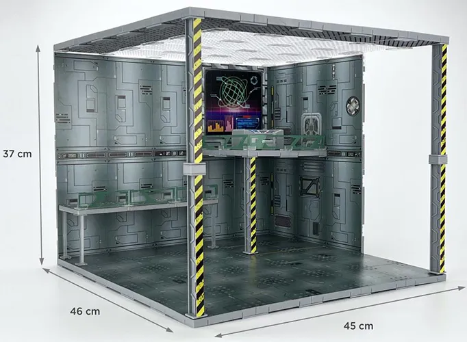 Sci-Fi 07 Hangar Diorama Set | FEXT Hobby FEXT System