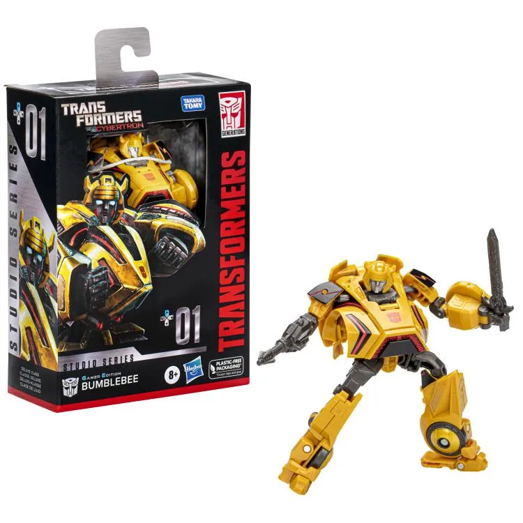 01 Bumblebee Gamer Edition Deluxe Class | Transformers Studio Series | Transformers: War for Cybertron