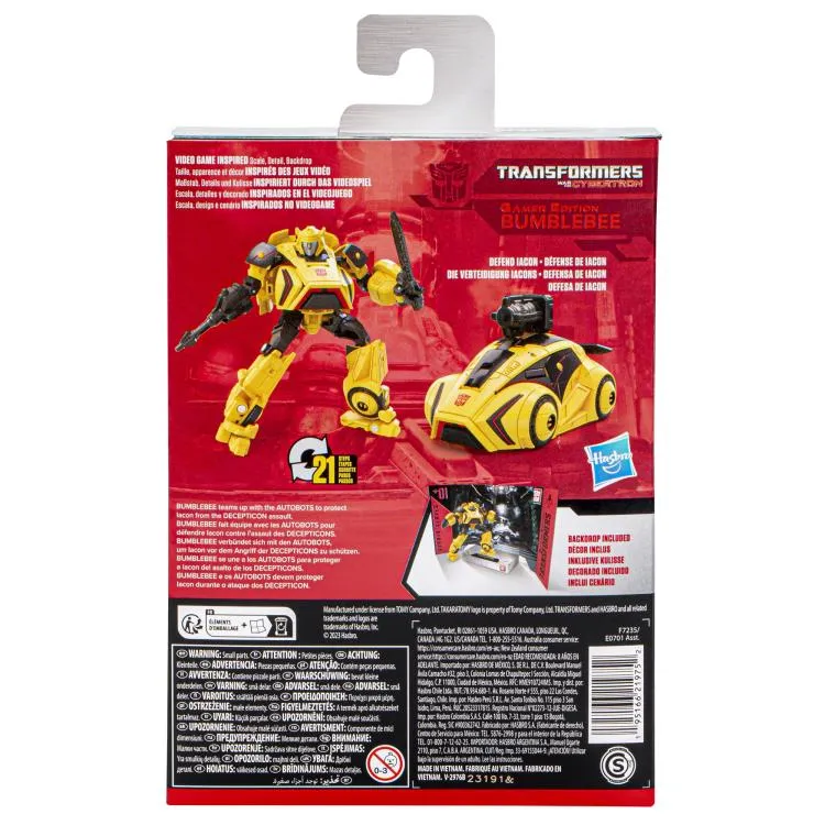 01 Bumblebee Gamer Edition Deluxe Class | Transformers Studio Series | Transformers: War for Cybertron