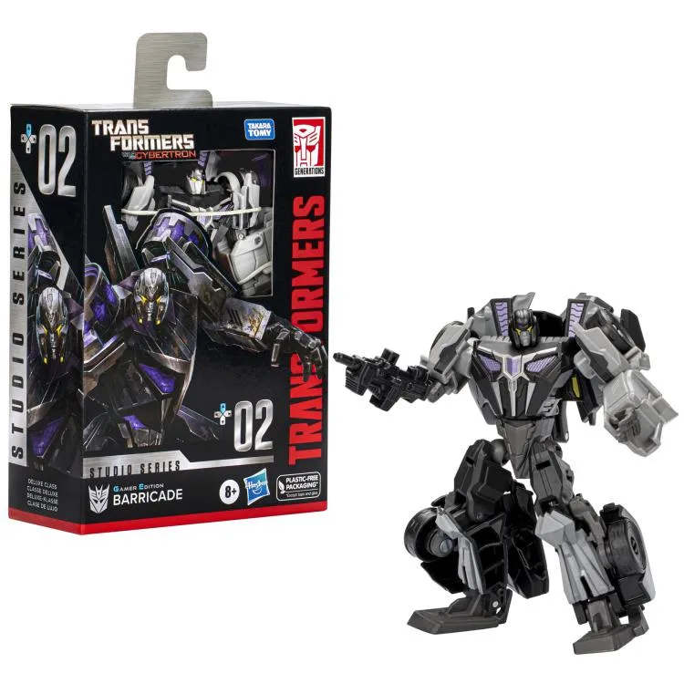 02 Barricade Gamer Edition Deluxe Class | Transformers Studio Series | Transformers: War for Cybertron