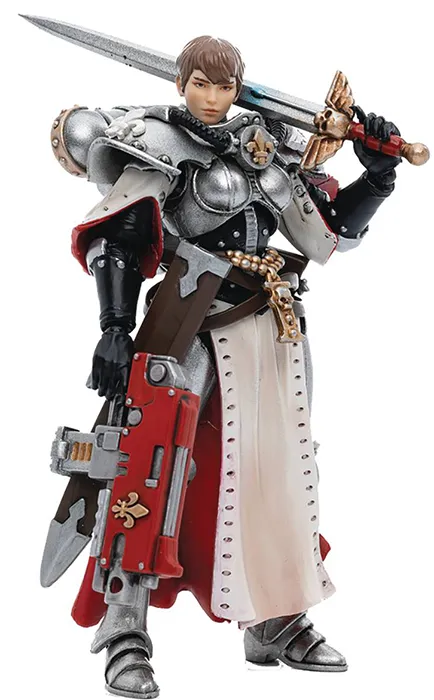 Adepta Sororitas Battle Sisters Order of the Argent Shroud Sister Superior Evinka 1/18 Scale | Warhammer 40K | Joy Toy