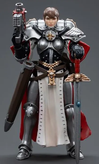Adepta Sororitas Battle Sisters Order of the Argent Shroud Sister Superior Evinka 1/18 Scale | Warhammer 40K | Joy Toy