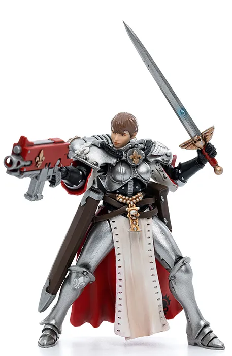 Adepta Sororitas Battle Sisters Order of the Argent Shroud Sister Superior Evinka 1/18 Scale | Warhammer 40K | Joy Toy