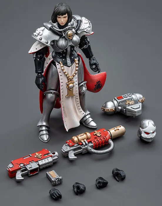 Adepta Sororitas Battle Sisters Order of the Argent Shroud Sister Irmengard 1/18 Scale | Warhammer 40K | Joy Toy