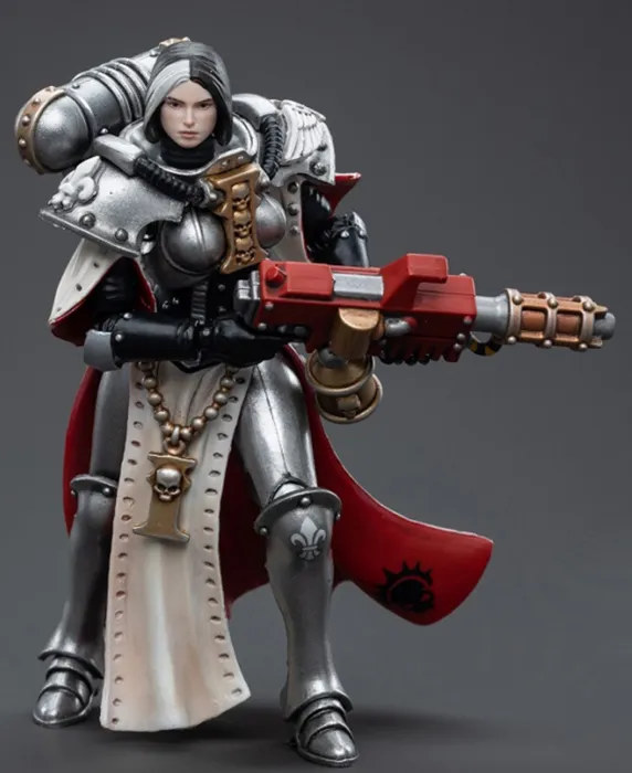 Adepta Sororitas Battle Sisters Order of the Argent Shroud Sister Vitas 1/18 Scale | Warhammer 40K | Joy Toy