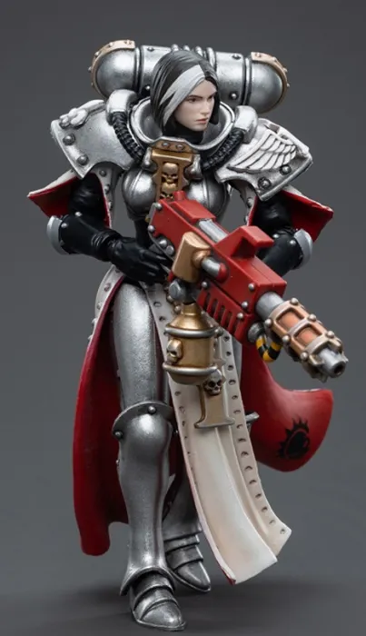 Adepta Sororitas Battle Sisters Order of the Argent Shroud Sister Vitas 1/18 Scale | Warhammer 40K | Joy Toy