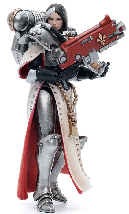 Adepta Sororitas Battle Sisters Order of the Argent Shroud Sister Vitas 1/18 Scale | Warhammer 40K | Joy Toy