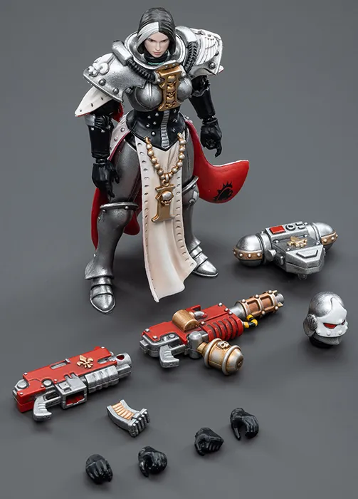 Adepta Sororitas Battle Sisters Order of the Argent Shroud Sister Vitas 1/18 Scale | Warhammer 40K | Joy Toy