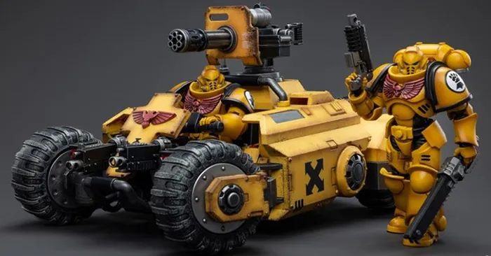 Imperial Fists Primaris Invader ATV 1/18 Scale | Warhammer 40K | Joy Toy