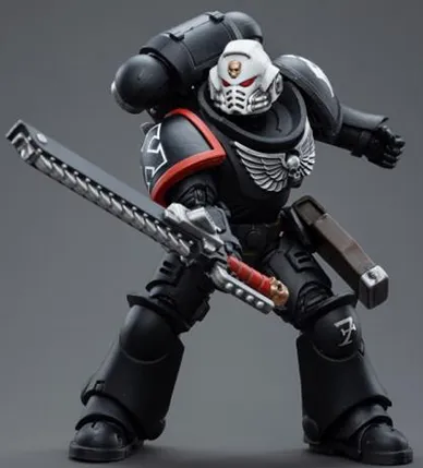 Raven Guard Intercessors Sergeant Ashan 1/18 Scale | Warhammer 40K | Joy Toy