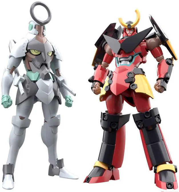 Gurren Lagann and Enki Model Kit Set | Tengen Toppa Gurren Lagann | Bandai Spirits SMP
