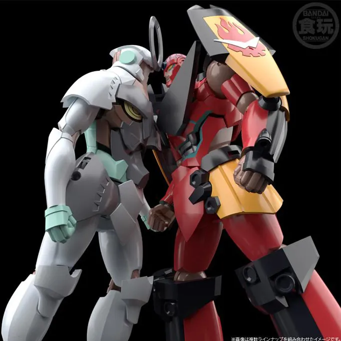 Gurren Lagann and Enki Model Kit Set | Tengen Toppa Gurren Lagann | Bandai Spirits SMP