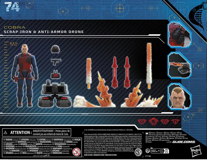 Scrap-Iron and Anti-Armor Drone Set 6-Inch Scale | G.I. Joe Classified Series