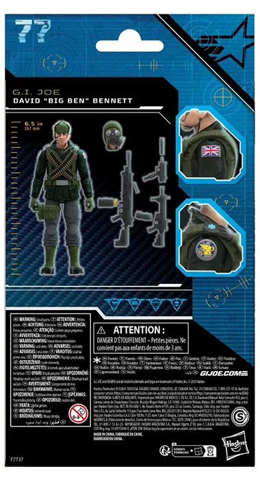 Nightforce David 'Big Ben' Bennett 6-Inch Scale | G.I. Joe Classified Series