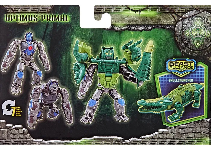 Optimus Primal and Skullcruncher Beast Combiner 2-Pack | Beast Alliance | Transformers: Rise Of The Beasts