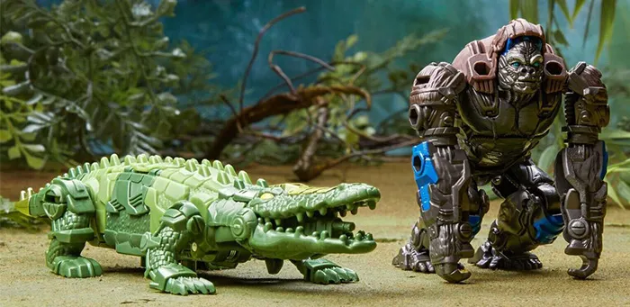 Optimus Primal and Skullcruncher Beast Combiner 2-Pack | Beast Alliance | Transformers: Rise Of The Beasts