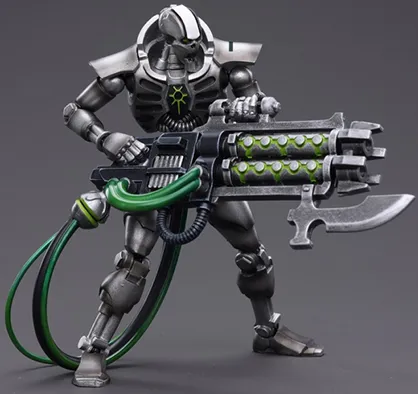Necrons Sautekh Dynasty Immortal with Gauss Blaster 1/18 Scale | Warhammer 40K | Joy Toy