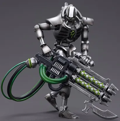 Necrons Sautekh Dynasty Immortal with Gauss Blaster 1/18 Scale | Warhammer 40K | Joy Toy