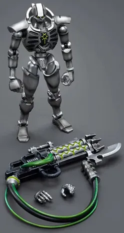 Necrons Sautekh Dynasty Immortal with Gauss Blaster 1/18 Scale | Warhammer 40K | Joy Toy